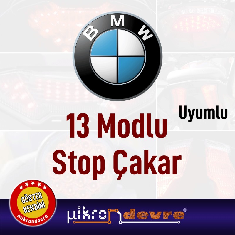 BMW Uyumlu 13 Modlu Stop Çakar Modülü